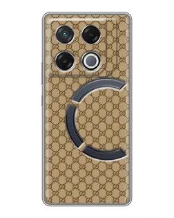 Чохол для Infinix GT 20 Pro з картинкою «Gucci — класичний беж»