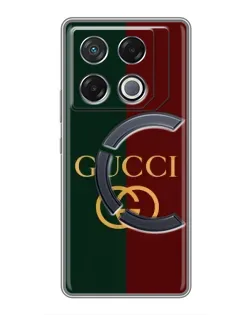 Чохол для Infinix GT 20 Pro з картинкою «Gucci — темно-зелений градієнт»