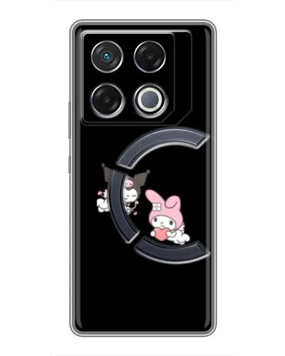 Чехол для Infinix GT 20 Pro с картинкой «My Melody и Kuromi» Чехол для Infinix GT 20 Pro с картинкой «My Melody и Kuromi»