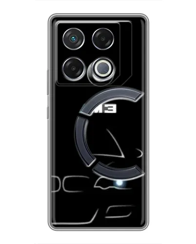 Чехол для Infinix GT 20 Pro с картинкой «Минималистичный принт BMW M3»