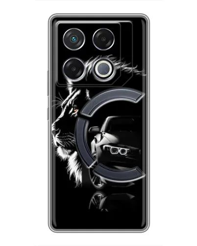 Чехол для Infinix GT 20 Pro с картинкой «BMW и лев»