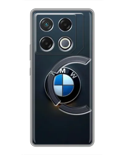 Чехол для Infinix GT 20 Pro с картинкой «Логотип BMW — минимализм»