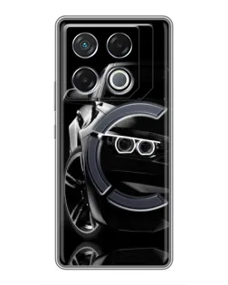 Чохол для Infinix GT 20 Pro з картинкою «Чорна BMW — профіль»