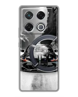 Чохол для Infinix GT 20 Pro з картинкою «BMW — акварельний дрифт»