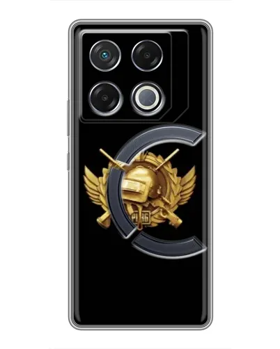 Чехол для Infinix GT 20 Pro с картинкой «PUBG — оранжевый градиент» Чехол для Infinix GT 20 Pro с картинкой «PUBG — оранжевый градиент»