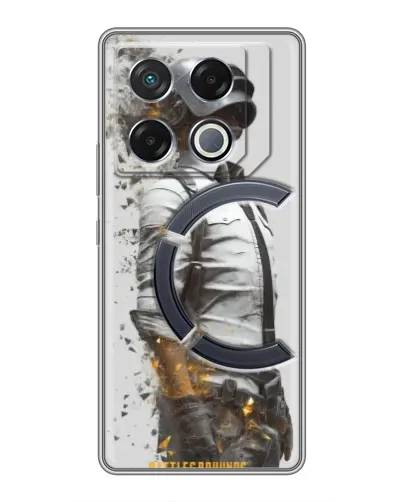 Чехол для Infinix GT 20 Pro с картинкой «PUBG — боец в пыли» Чехол для Infinix GT 20 Pro с картинкой «PUBG — боец в пыли»