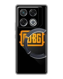 Чехол для Infinix GT 20 Pro с картинкой «PUBG — рамка лого»