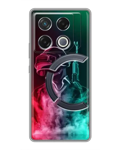 Чехол для Infinix GT 20 Pro с картинкой «PUBG — огненный воин» Чехол для Infinix GT 20 Pro с картинкой «PUBG — огненный воин»