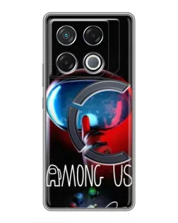 Чохол для Infinix GT 20 Pro з картинкою «Червоний імпостер — макро» Чохол для Infinix GT 20 Pro з картинкою «Червоний імпостер — макро»