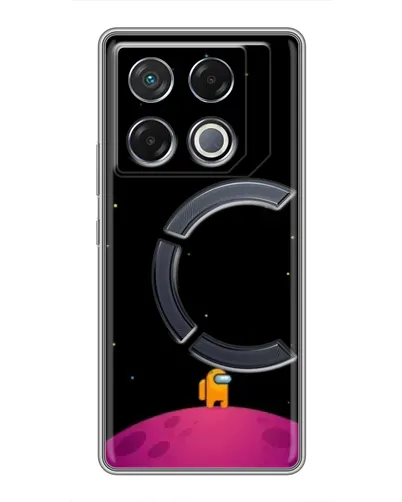 Чехол для Infinix GT 20 Pro с картинкой «Одинокий герой на планете» Чехол для Infinix GT 20 Pro с картинкой «Одинокий герой на планете»