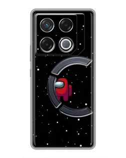 Чехол для Infinix GT 20 Pro с картинкой «Красный Among Us»