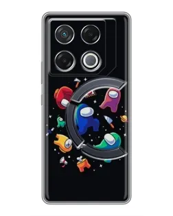 Чехол для Infinix GT 20 Pro с картинкой «Among Us космос»