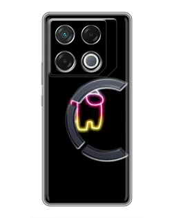 Чехол для Infinix GT 20 Pro с картинкой «Among Us градиент»