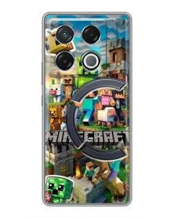 Чохол для Infinix GT 20 Pro з картинкою «Замок Minecraft» Чохол для Infinix GT 20 Pro з картинкою «Замок Minecraft»