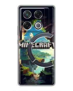 Чохол для Infinix GT 20 Pro з картинкою «Печера Майнкрафт» Чохол для Infinix GT 20 Pro з картинкою «Печера Майнкрафт»