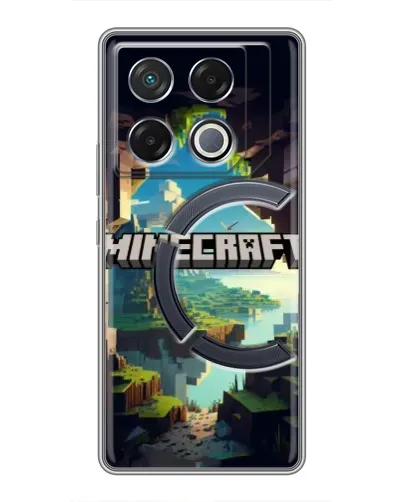 Чехол для Infinix GT 20 Pro с картинкой «Пещера Майнкрафт» Чехол для Infinix GT 20 Pro с картинкой «Пещера Майнкрафт»
