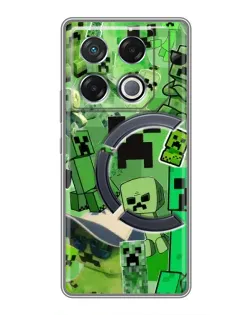Чохол для Infinix GT 20 Pro з картинкою «Кріпери Minecraft» Чохол для Infinix GT 20 Pro з картинкою «Кріпери Minecraft»
