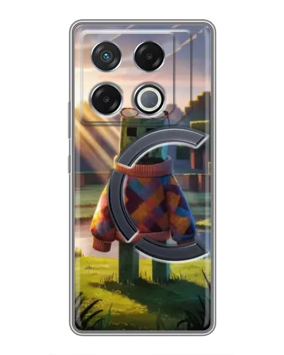 Чехол для Infinix GT 20 Pro с картинкой «Крипер в свитере» Чехол для Infinix GT 20 Pro с картинкой «Крипер в свитере»