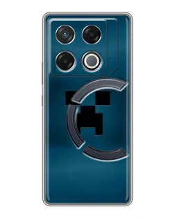 Чехол для Infinix GT 20 Pro с картинкой «Крипер текстура»