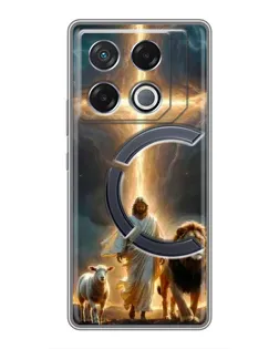 Чехол для Infinix GT 20 Pro с картинкой «Лев Иуды и Свет»