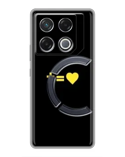 Чехол для Infinix GT 20 Pro с картинкой «Сердце и Крест»