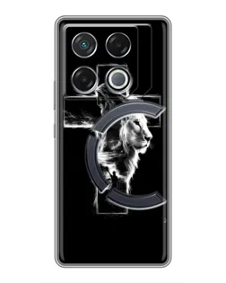 Чохол для Infinix GT 20 Pro з картинкою «Сяючий хрест Jesus»