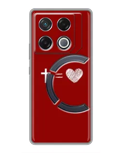 Чохол для Infinix GT 20 Pro з картинкою «Рівняння любові»