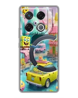 Чехол для Infinix GT 20 Pro с картинкой «Монстр-трак приключения»