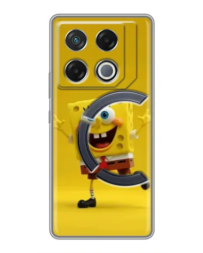 Чехол для Infinix GT 20 Pro с картинкой «Позитивный Губка Боб»