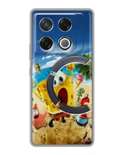 Чехол для Infinix GT 20 Pro с картинкой «Развлечения на пляже»