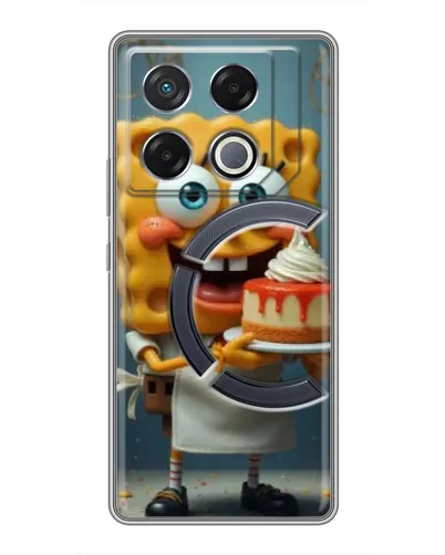Чехол для Infinix GT 20 Pro с картинкой «Повар Спанч Боб»