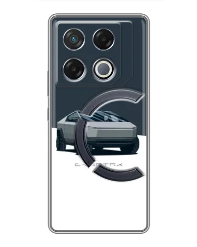 Чехол для Infinix GT 20 Pro с картинкой «Серебристый Cybertruck Tesla» Чехол для Infinix GT 20 Pro с картинкой «Серебристый Cybertruck Tesla»