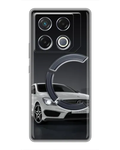 Чехол для Infinix GT 20 Pro с картинкой «Mercedes AMG GT Silver» Чехол для Infinix GT 20 Pro с картинкой «Mercedes AMG GT Silver»