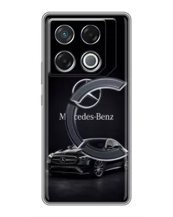 Чехол для Infinix GT 20 Pro с картинкой «Mercedes — решетка радиатора»