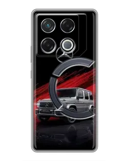Чехол для Infinix GT 20 Pro с картинкой «Mercedes G-Class красный»