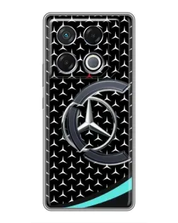 Чехол для Infinix GT 20 Pro с картинкой «Mercedes — бирюзовый акцент»
