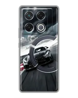 Чехол для Infinix GT 20 Pro с картинкой «Гоночный Mercedes AMG»