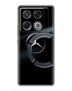 Чохол для Infinix GT 20 Pro з картинкою «Mercedes на металі» Чохол для Infinix GT 20 Pro з картинкою «Mercedes на металі»
