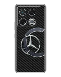 Чохол для Infinix GT 20 Pro з картинкою «Карбоновий Mercedes стиль» Чохол для Infinix GT 20 Pro з картинкою «Карбоновий Mercedes стиль»
