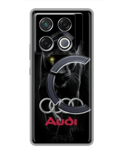 Чехол для Infinix GT 20 Pro с картинкой «Пантера и Audi»