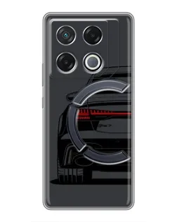 Чехол для Infinix GT 20 Pro с картинкой «Задняя часть Audi — арт»