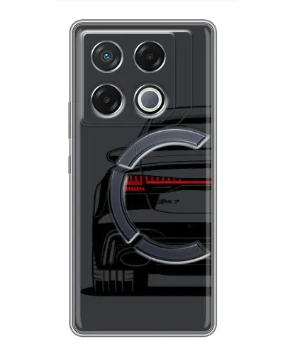 Чехол для Infinix GT 20 Pro с картинкой «Задняя часть Audi — арт»