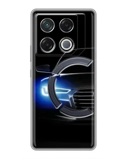Чехол для Infinix GT 20 Pro с картинкой «Неоновый взгляд Audi»