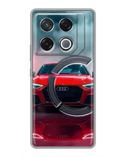 Чехол для Infinix GT 20 Pro с картинкой «Audi RS — красный стиль»