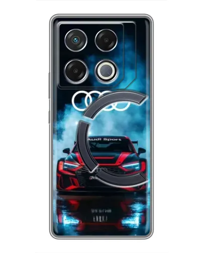 Чехол для Infinix GT 20 Pro с картинкой «Audi Sport — неон»