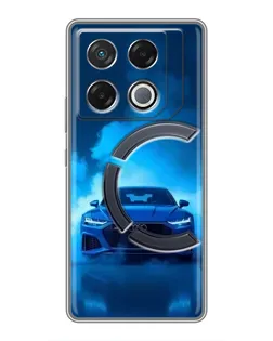 Чехол для Infinix GT 20 Pro с картинкой «Audi — голубая энергия»