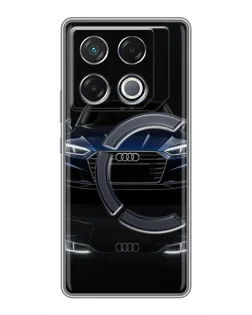 Чехол для Infinix GT 20 Pro с картинкой «Audi — ночное отражение»