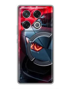 Чехол для Infinix GT 20 Pro с картинкой «Lamborghini красное сияние»