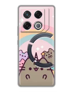 Чехол для Infinix GT 20 Pro с картинкой «Единорог Pusheen»