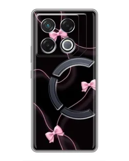 Чехол для Infinix GT 20 Pro с картинкой «Розовые ленты»